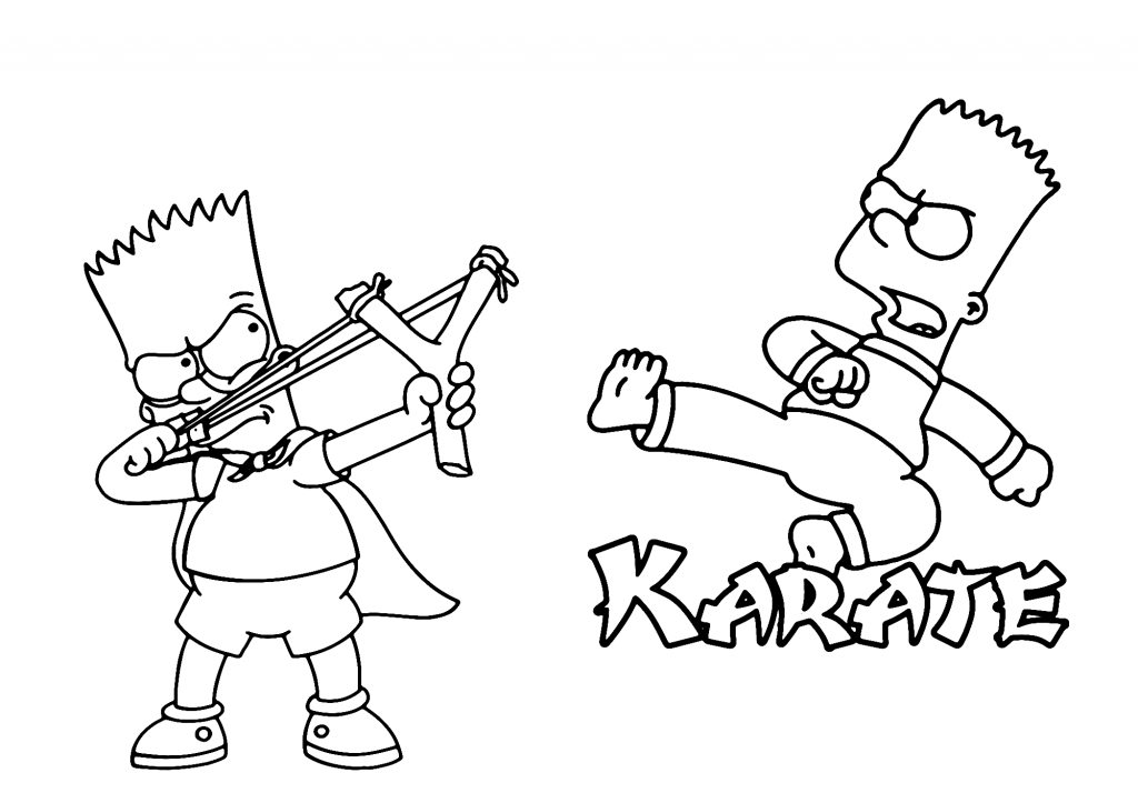 32 Simpsons Coloring Pages: Printable PDF - Print Color Craft