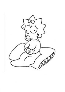 30 Simpsons Coloring Pages Printable Pdf Print Color Craft