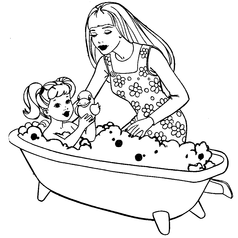 Printable Barbie Coloring Pages for Girls: Hard & Easy Pages