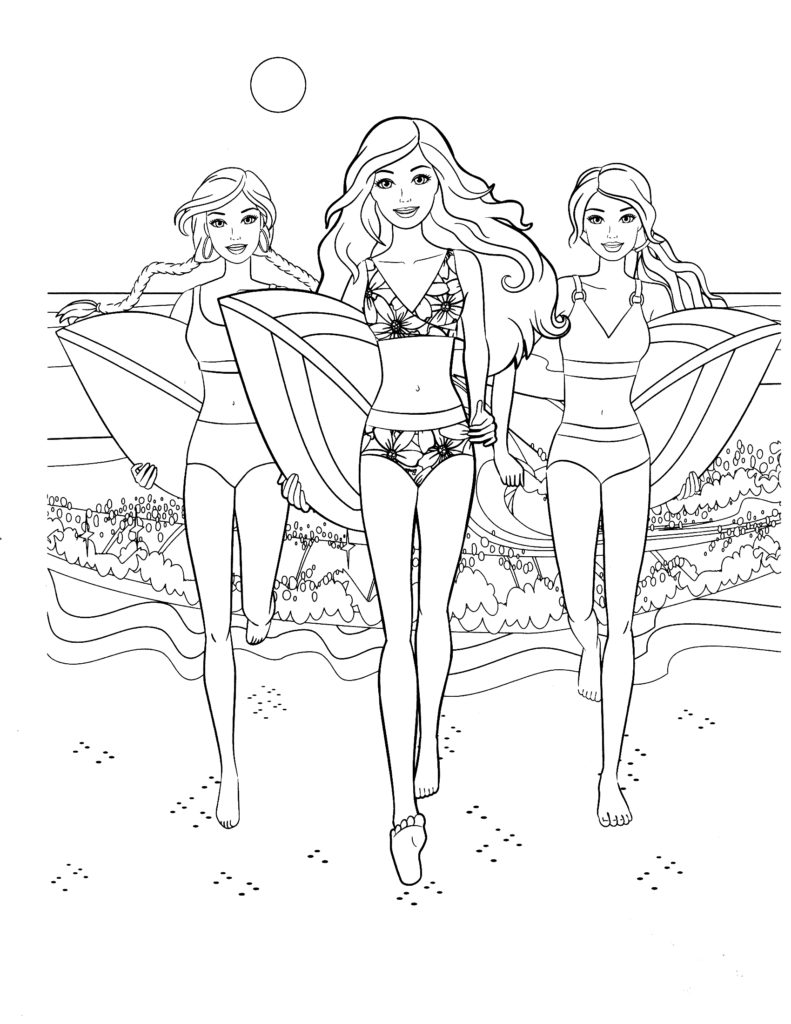 Download Get Barbie Mermaid Coloring Pages Pdf Pictures