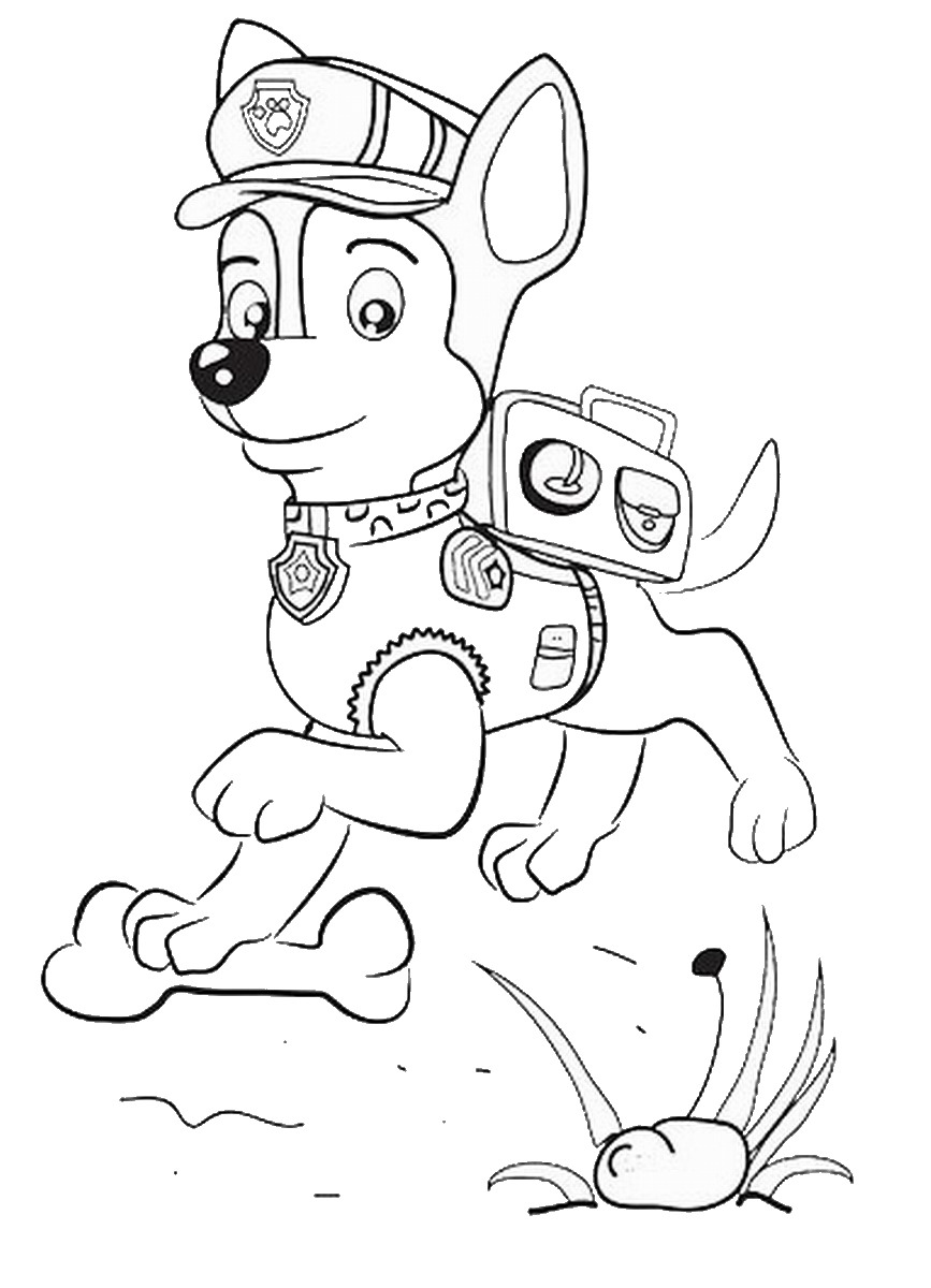 Paw Patrol Printable Coloring Pages for Kids (2020