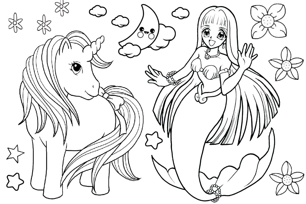 Adorable Unicorn Coloring Pages for Girls and Adults (Updated)