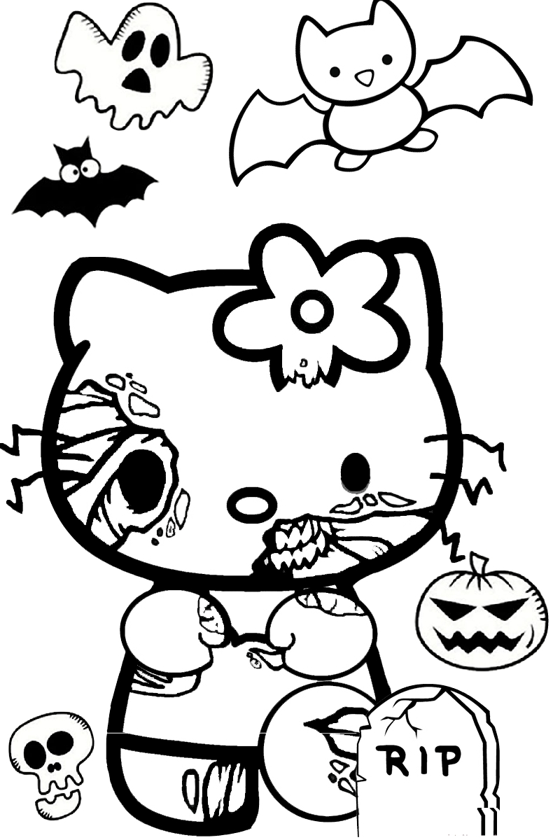 Spooky Scary Coloring Pages FREE COLORING PAGES